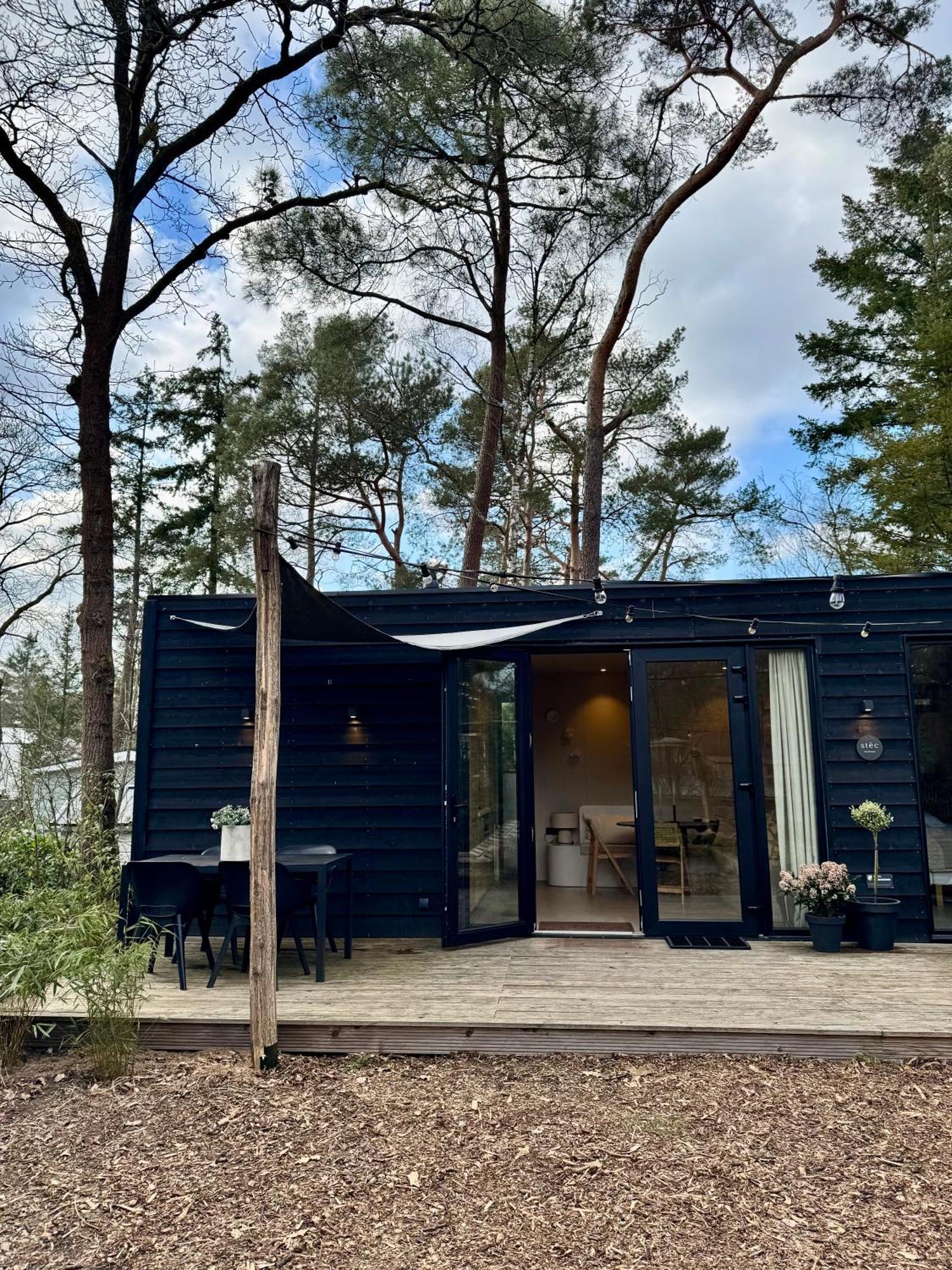 Luxe Tiny House Stec Midden Op De Veluwe In Nunspeet Villa Exterior foto
